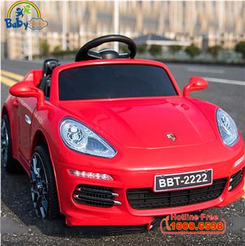 Ô tô điện trẻ em Porche siêu Hot màu đỏ BBT-2222D