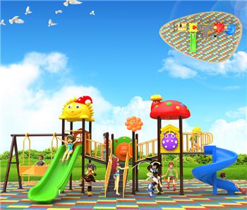 Cầu trượt liên hoàn nhập khẩu mẫu B43