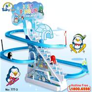 Công viên trượt tuyết chim cánh cụt leo cầu thang 777-3