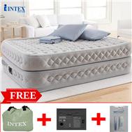 Giường hơi đôi tự phồng công nghệ mới 2 tầng INTEX 64490