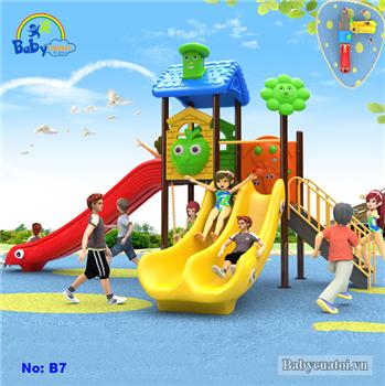 Cầu trượt liên hoàn nhập khẩu cao cấp mẫu B7