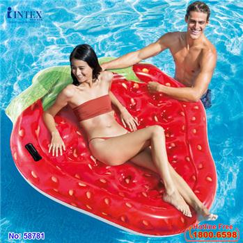 Phao bơi dâu tây khổng lồ INTEX 58781