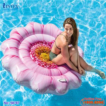 Phao bơi hoa cúc hồng khổng lồ INTEX 58787