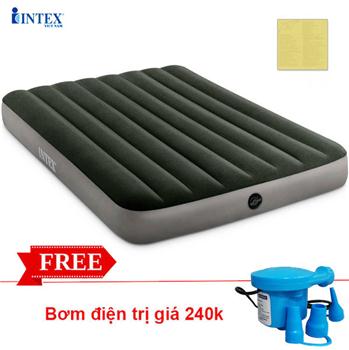 Đệm hơi đôi 1m37 công nghệ mới INTEX 64108
