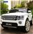 Ô tô điện trẻ em dáng Land Rover BBT-8989T màu trắng nhựa ghế da 12V9AH