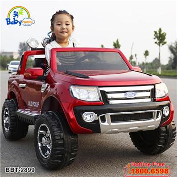 Ô tô điện trẻ em dáng bán tải Ford đỏ sơn BBT-2899BS-D