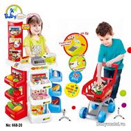 Bộ đồ chơi siêu thị có máy quẹt thẻ tính tiền cao cấp 668-20