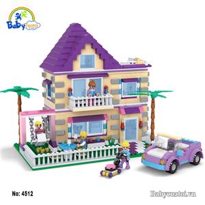 Bộ đồ chơi xếp hình City house cho bé CGBX4512