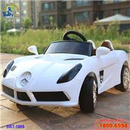 Xe ô tô điện trẻ em 2 động cơ dáng Mercedes trắng BBT-1888T