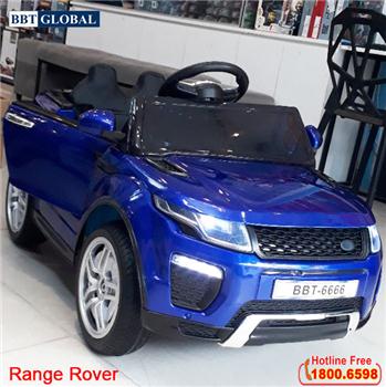 Ô tô điện trẻ em dáng Range Rover sơn xanh BBT-6666SX