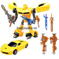 Đồ chơi rô bốt biến hình thành xe Porsche L015-3