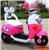 Xe máy điện trẻ em chuột Mickey màu hồng BBT-918H