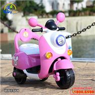 Xe máy điện Vespa trẻ em có điều khiển từ xa BBT-668A hồng