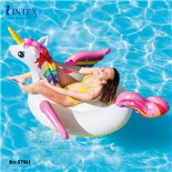Phao bơi ngựa thần khổng lồ sắc màu INTEX 57281