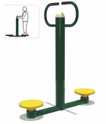 Thiết bị thể dục ngoài trời xoay eo đôi KXJS-057