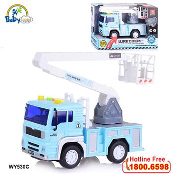 Mô hình đồ chơi xe cứu hộ có đèn và nhạc mẫu mới WY530C