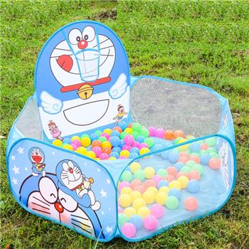 Nhà bóng cho bé Doraemon có ném bóng rổ 1382
