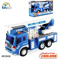Mô hình xe cứu hỏa bơm nước cỡ lớn có đèn và nhạc WY293S