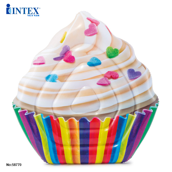Phao boi banh Cupcake khong lo intex 58770