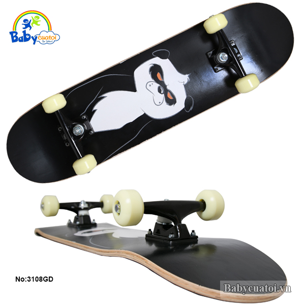 Ván trượt skateboard cao cấp gau PANDA 3108GD-1