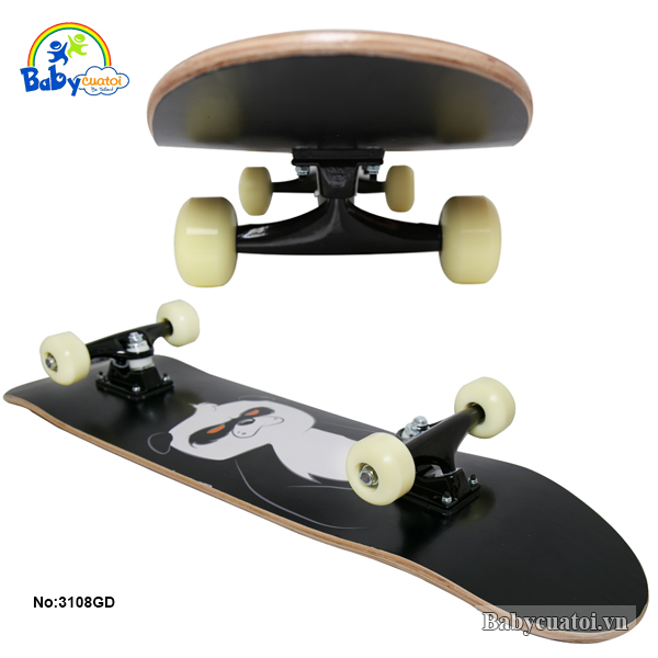Ván trượt skateboard cao cấp gau PANDA 3108GD-2