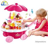 Bộ đồ chơi quầy bán kem và bánh ngọt di động 668-25