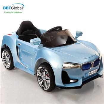 Ô tô điện trẻ em 2 động cơ BMW cao cấp sơn xanh BBT-1199X