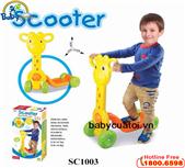 Xe scooter hươu con đáng yêu vàng BBT Global SC1003