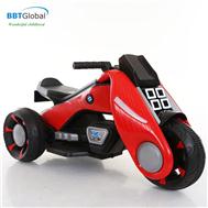 Xe máy điện trẻ em 2 động cơ màu đỏ BBT-1301D