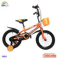 Xe đạp trẻ em màu cam BBT Global BB01C
