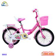 Xe đạp trẻ em màu hồng BBT Global BB02H