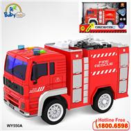 Mô hình đồ chơi xe cứu hỏa có đèn và nhạc mẫu mới WY550A