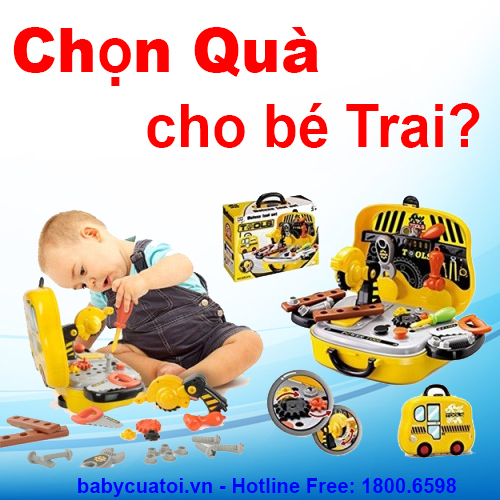 chon qua cho be trai